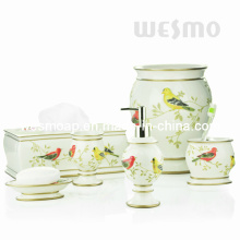 Pure Nature Style Polyresin Bathroom Set (WBP0810A)